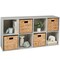 Best Choice Products 8-Cube Bookshelf, 11in Display Storage System, Organizer w/ Removable Back Panels